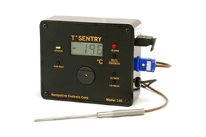 Model T Sentry 140-200 is a Single Sensor Cryogenic Temperature Monitor with Alarm Notification and Can Integrate with Our Ethernet Network Data Logging Software Option.