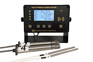 Model MPS HT Series Humidity & Temperature Lab, Medical and Industrial Monitor Alarm System.